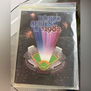 World Series 1982 Official Program - Vintage Baseball Collectible